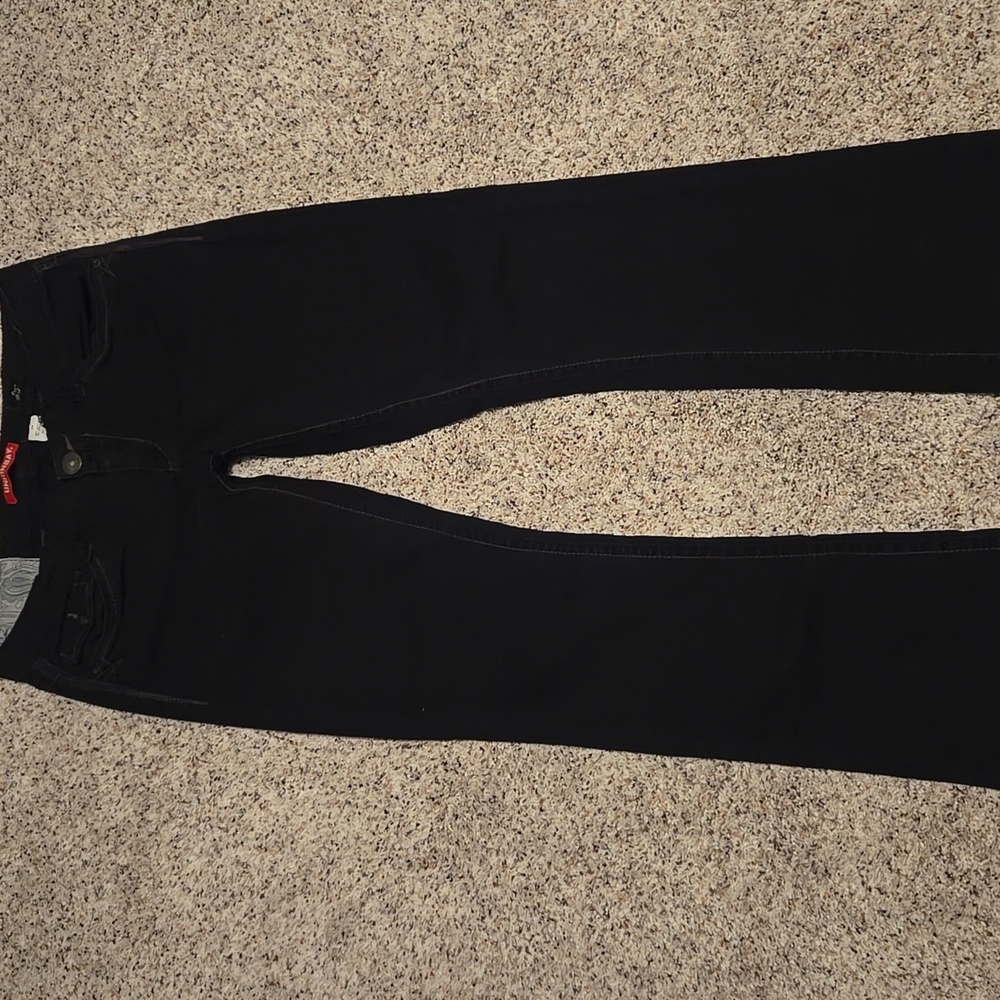 UnionBay True Boot Black Button Flap Pockets Jeans Size 11